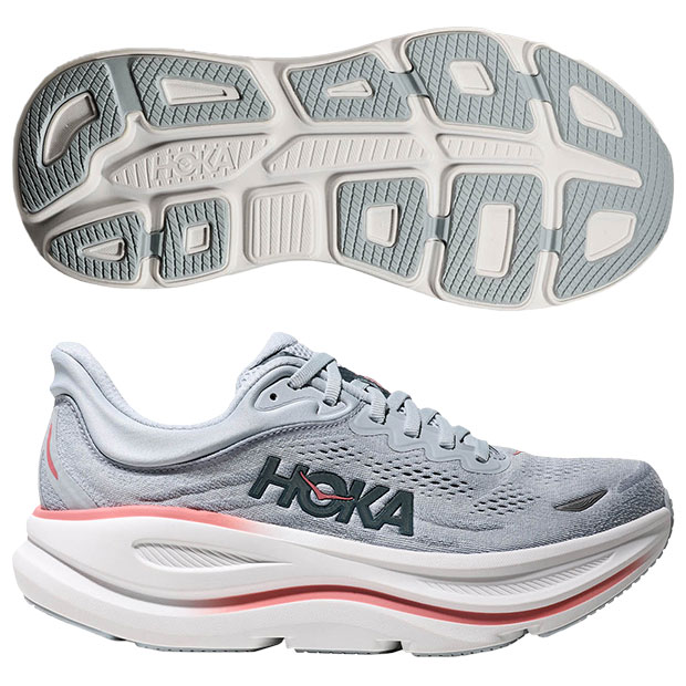 レディース ボンダイ 9 BONDI 9　ミネラルブルー×ウォッシュドブルー　【HOKA|ホカ】ランニングシューズ1162012-mblw