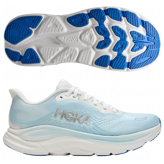 レディース クリフトン 11 CLIFTON 11　フロスト×グリマリングブルー　【HOKA|ホカ】ランニングシューズ1176573-fmm