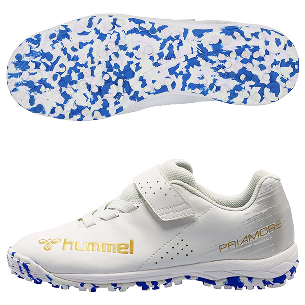 ジュニア|プリアモーレ|6|β|V|TF|Jr. ホワイト×ブルー 【hummel 