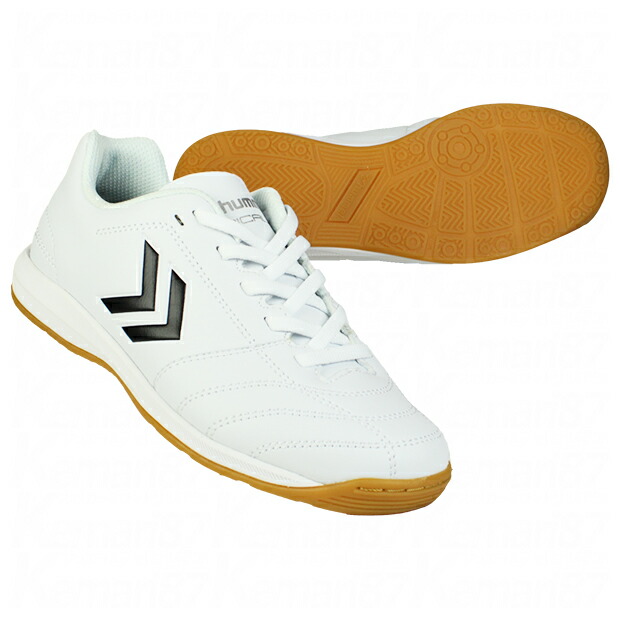 ジュニア|アピカーレ|5|IN|Jr.　ホワイト×ブラック　【hummel|ヒュンメル】ジュニアフットサルシューズhjs5123-1090