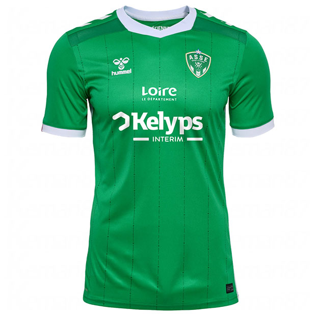 サンテティエンヌ|24-25|ホーム|半袖レプリカユニフォーム　【hummel|ヒュンメル】クラブチームレプリカウェアーhm227469-6756