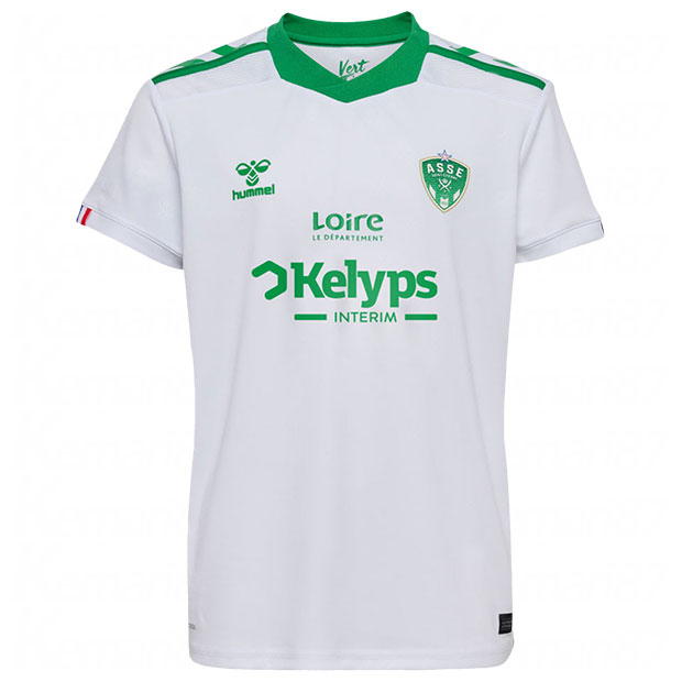 サンテティエンヌ|24-25|アウェイ|半袖レプリカユニフォーム　【hummel|ヒュンメル】クラブチームレプリカウェアーhm227478-9001