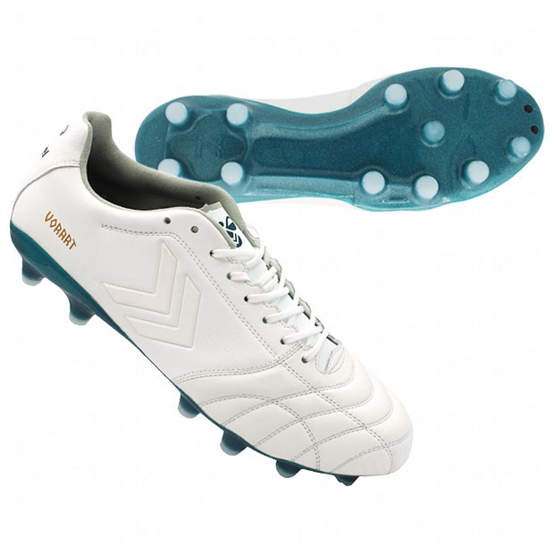 ヴォラート|3|PRO　ホワイト×グリーン　【hummel|ヒュンメル】サッカースパイクhas1244r-1050