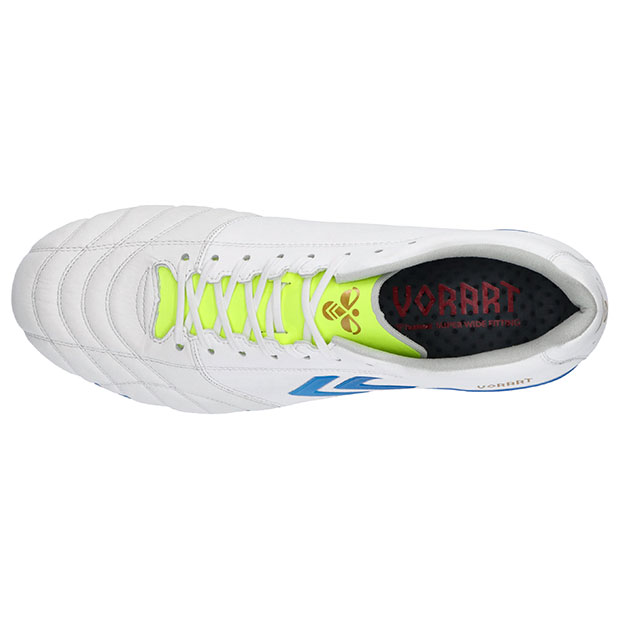 ヴォラート 3 PRO SUPERWIDE　ホワイト×ライトブルー　【hummel|ヒュンメル】サッカースパイクhas1244sw-1067_3