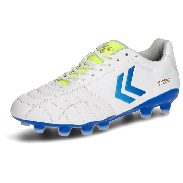 ヴォラート 3 PRO WIDE　ホワイト×ライトブルー　【hummel|ヒュンメル】サッカースパイクhas1244w-1067_1