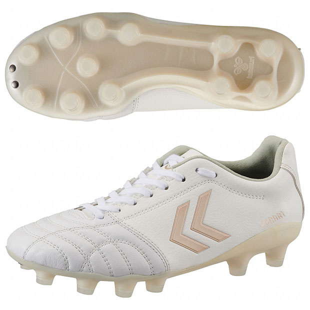 ヴォラート 3 PRO MICROFIT　ホワイト×コッパー　【hummel|ヒュンメル】サッカースパイクhas1251mf-1043