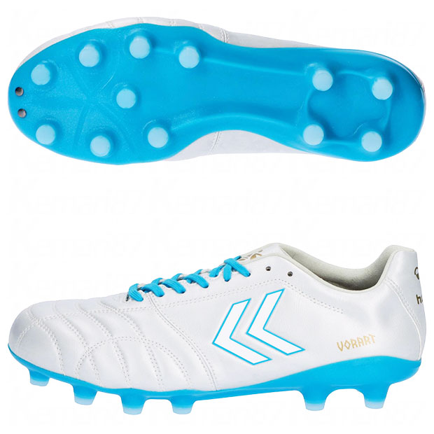 ヴォラート 3 AL PRO SUPERWIDE　ホワイト×サックス　【hummel|ヒュンメル】サッカースパイクhas1252sw-1075