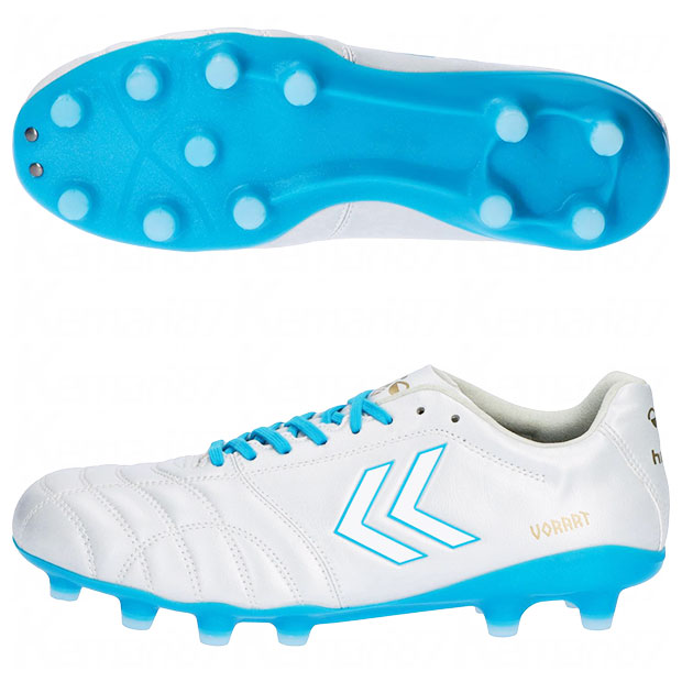ヴォラート 3 AL PRO WIDE　ホワイト×サックス　【hummel|ヒュンメル】サッカースパイクhas1252w-1075