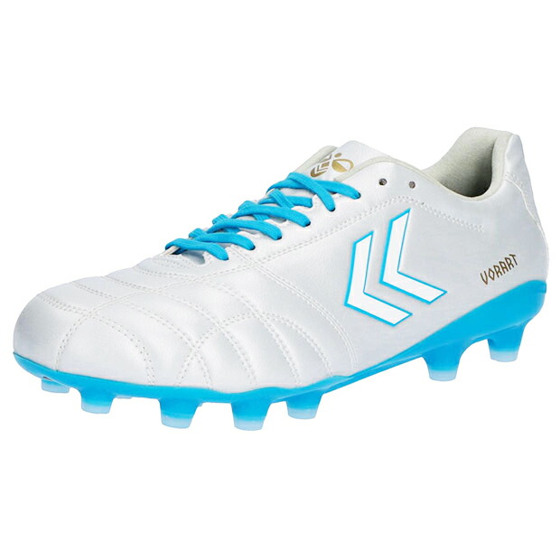 ヴォラート 3 AL PRO WIDE　ホワイト×サックス　【hummel|ヒュンメル】サッカースパイクhas1252w-1075_1
