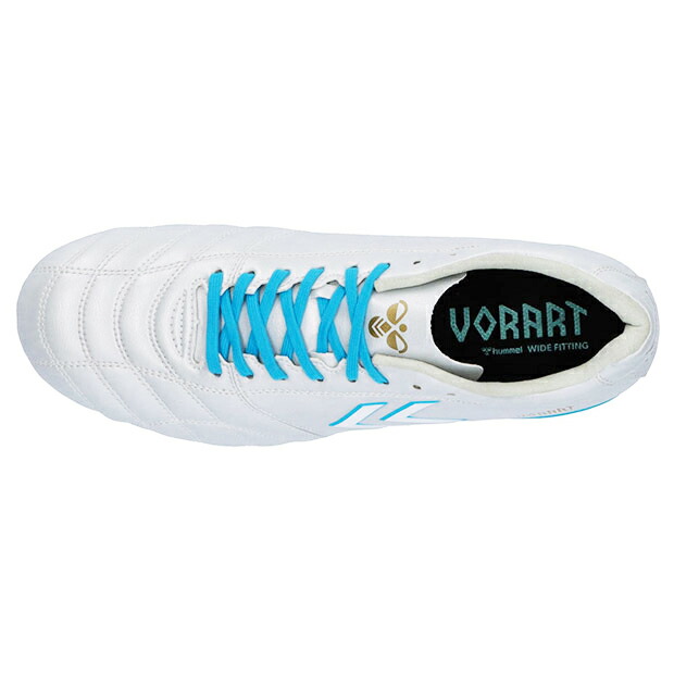 ヴォラート 3 AL PRO WIDE　ホワイト×サックス　【hummel|ヒュンメル】サッカースパイクhas1252w-1075_3