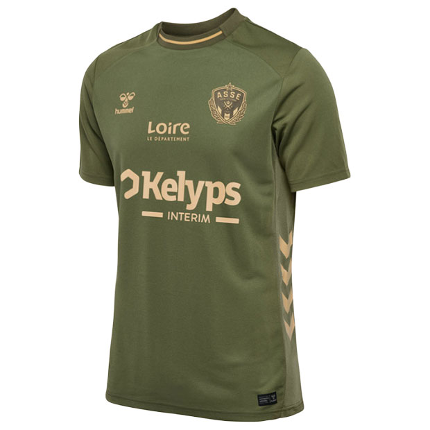 サンテティエンヌ 25-26 3rd 半袖レプリカユニフォーム　【hummel|ヒュンメル】クラブチームレプリカウェアーhm230979-6168
