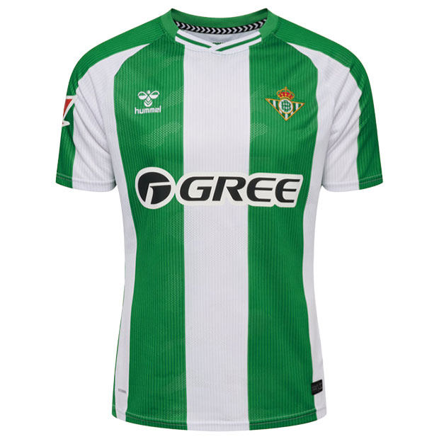 レアルベティス 25-26 ホーム 半袖レプリカユニフォーム　【hummel|ヒュンメル】クラブチームレプリカウェアーhm231191-6143