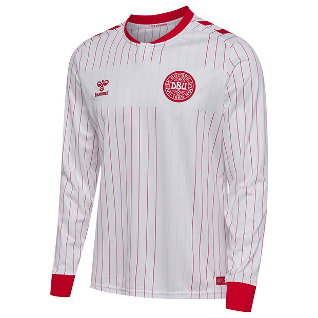 デンマーク代表 2026 アウェイ 長袖レプリカユニフォーム　【hummel|ヒュンメル】ナショナルチームレプリカウェアーhm234204-9001