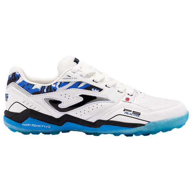 FS|リアクティブ|TF　ホワイト×ブルー　【JOMA|ホマ】サッカーフットサルトレーニングシューズfsw2432tf