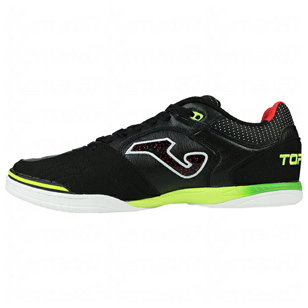 トップフレックス|IN　ブラック　【JOMA|ホマ】フットサルシューズtops2401in_2