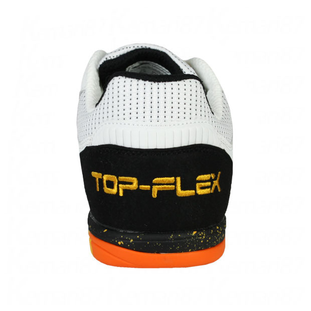 トップフレックス|IN　ホワイト×オレンジ　【JOMA|ホマ】フットサルシューズtopw2302in_6