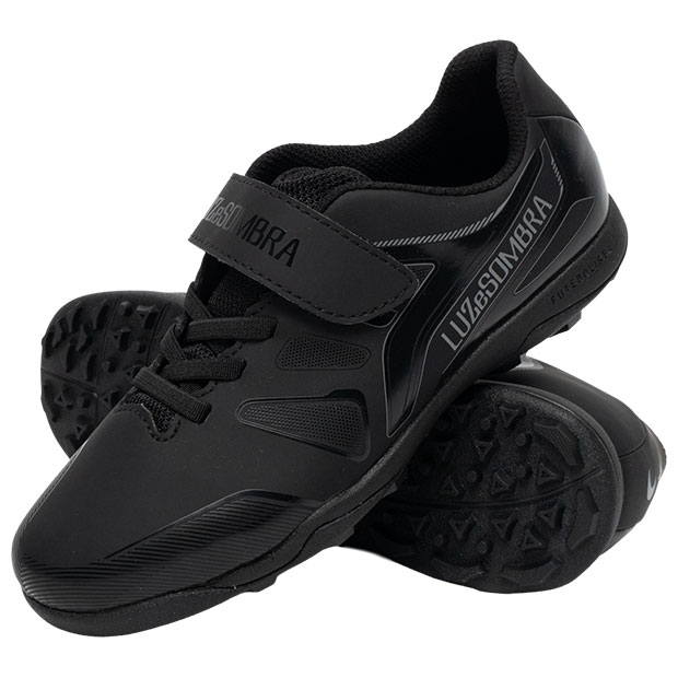 ジュニア エル・カミーニョ EL CAMINHO Jr VELCRO TF　ブラック　【LUZ e SOMBRA|ルースイソンブラ】ジュニアフットサルシューズl2261521-blk