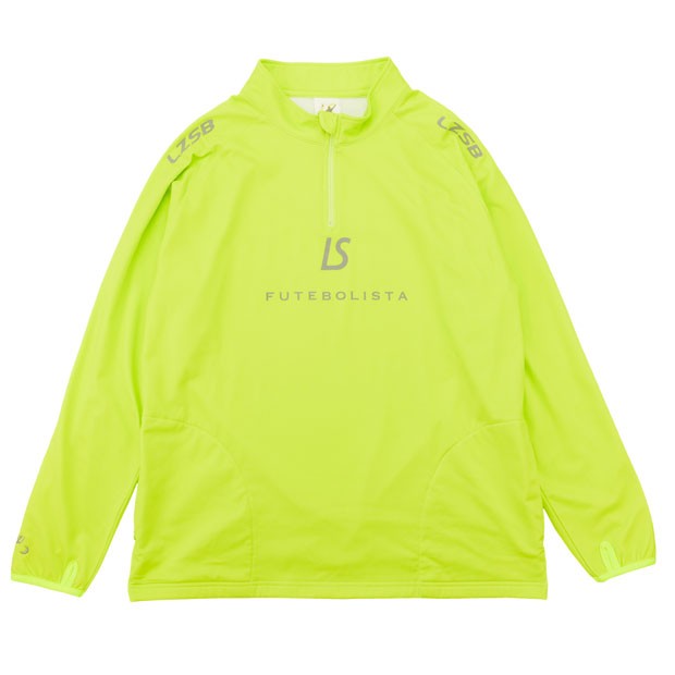 STANDARD 2WAY ハーフジップトップ　ネオンイエロー　【LUZ e SOMBRA|ルースイソンブラ】サッカーフットサルウェアーf2011138-neonyl