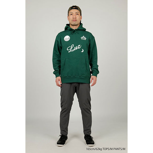 LuZ のパーカー Luz ブラック ハーフジップパーカーとパンツセット Luz