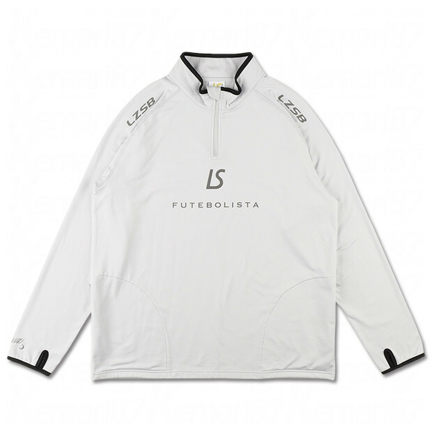 LZ|2WAY|ハーフジップトップ　ライトグレー　【LUZ|e|SOMBRA|ルースイソンブラ】サッカーフットサルウェアーf2011138-lgry