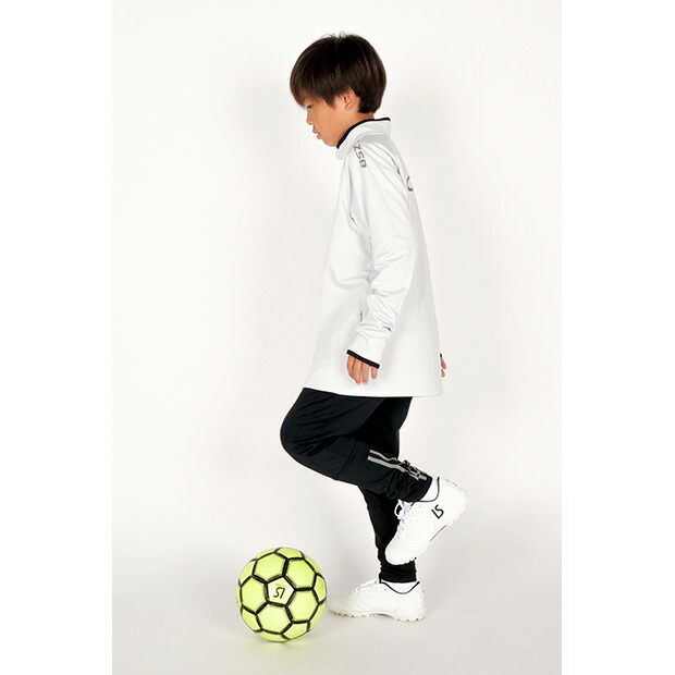 ジュニア|LZ|2WAY|ハーフジップトップ ライトグレー 【LUZ|e