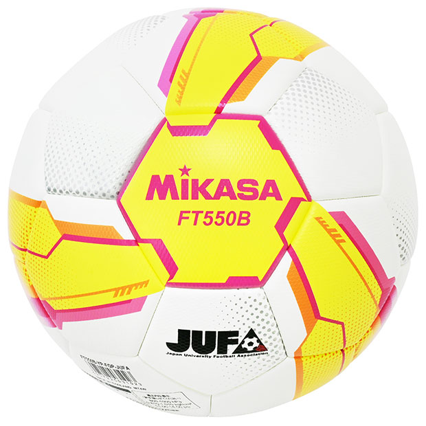 ALMUNDO　イエロー×ピンク　【MIKASA|ミカサ】サッカーボール5号球ft550b-yp-fqp-jufaの通販は