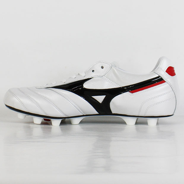 モレリア|2|JAPAN|ショートタン　スーパーホワイトパール×ブラック　【MIZUNO|ミズノ】サッカースパイクp1ga200109_2