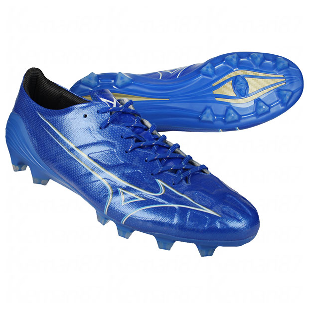 MIZUNO ALPHA サッカーシューズ 青 25.5 MIZUNO ミズノアルファ