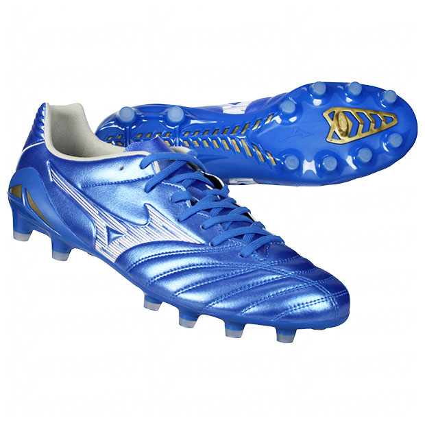モナルシーダ|NEO|3|PRO　レーザーブルー×ホワイト　【MIZUNO|ミズノ】サッカースパイクp1ga242227