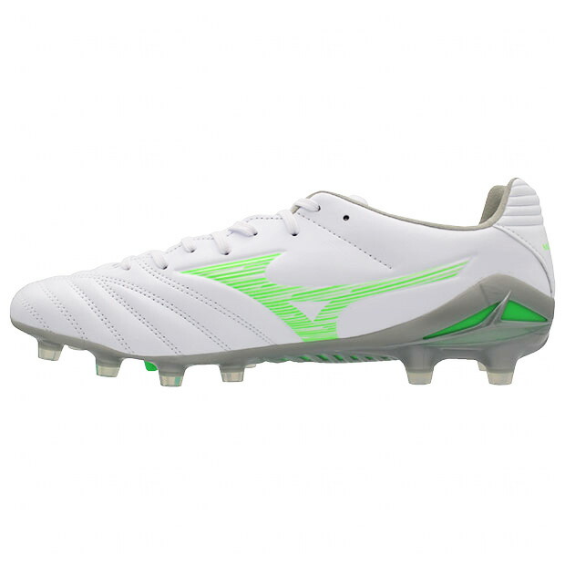 モナルシーダ|NEO|3|PRO　ホワイト×ネオングリーン　【MIZUNO|ミズノ】サッカースパイクp1ga252237_2