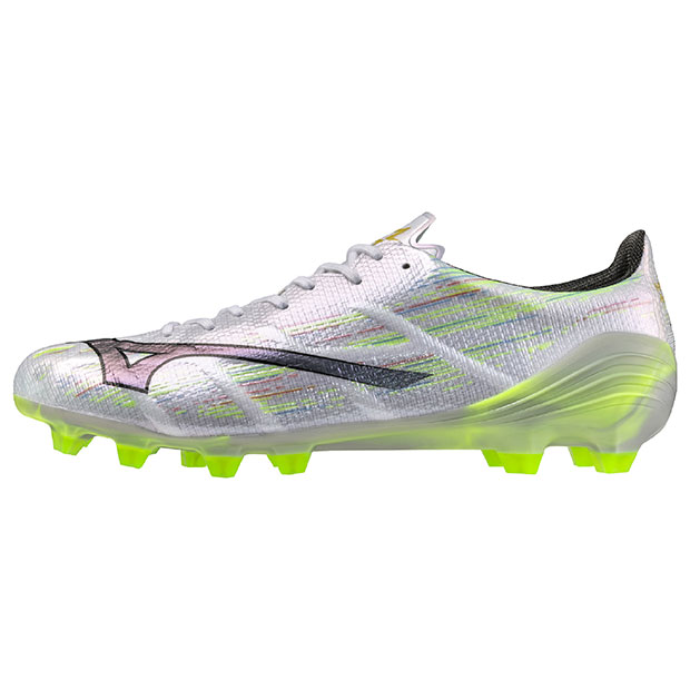 ミズノアルファ|2|PRO　ホワイト×シルバーイリディセント　【MIZUNO|ミズノ】サッカースパイクp1ga256409_1