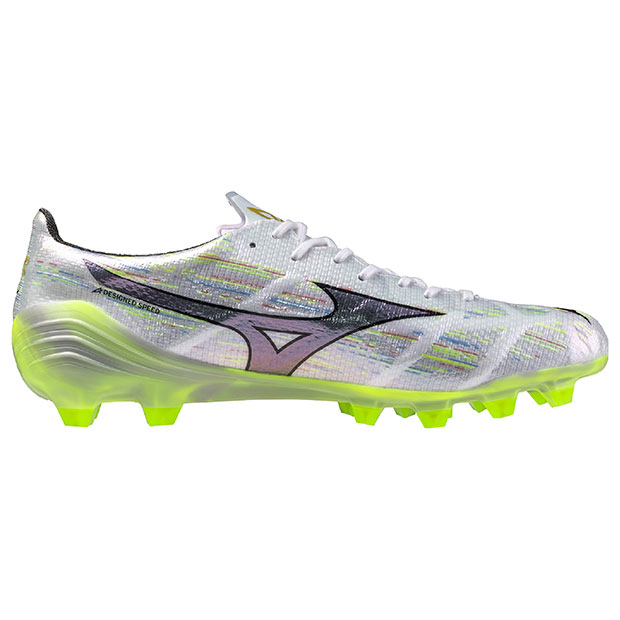 ミズノアルファ|2|PRO　ホワイト×シルバーイリディセント　【MIZUNO|ミズノ】サッカースパイクp1ga256409_2