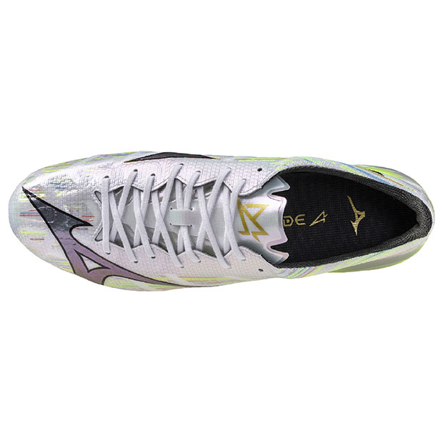 ミズノアルファ|2|PRO　ホワイト×シルバーイリディセント　【MIZUNO|ミズノ】サッカースパイクp1ga256409_3