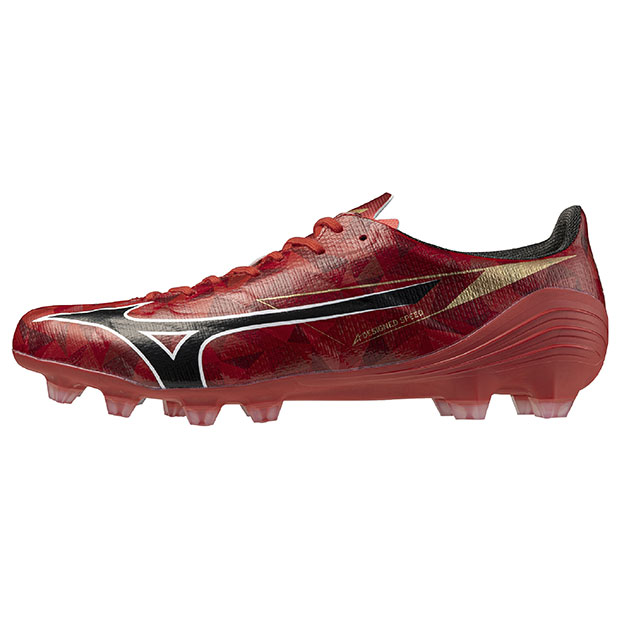 ミズノアルファ 2 PRO　ルビーレッド×ブラック　【MIZUNO|ミズノ】サッカースパイクp1ga256460_1