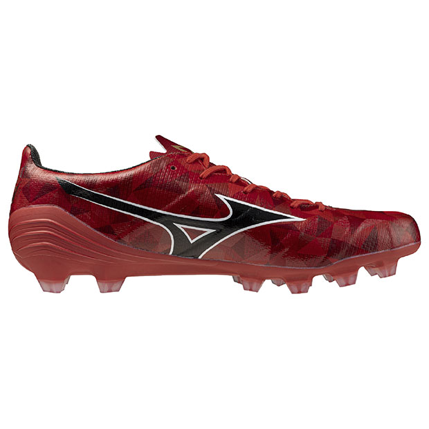 ミズノアルファ 2 PRO　ルビーレッド×ブラック　【MIZUNO|ミズノ】サッカースパイクp1ga256460_2
