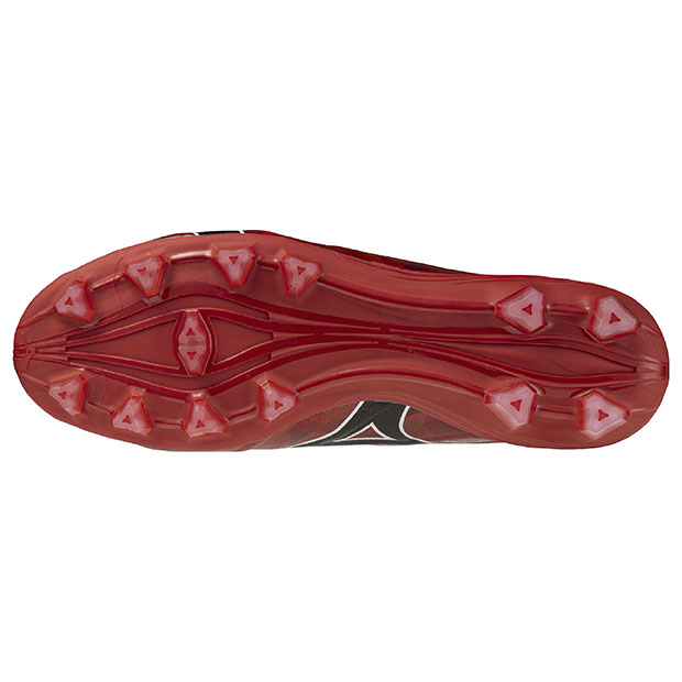 ミズノアルファ 2 PRO　ルビーレッド×ブラック　【MIZUNO|ミズノ】サッカースパイクp1ga256460_4