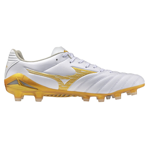 モナルシーダ NEO 3 PRO　ホワイト×ゴールド　【MIZUNO|ミズノ】サッカースパイクp1ga262250