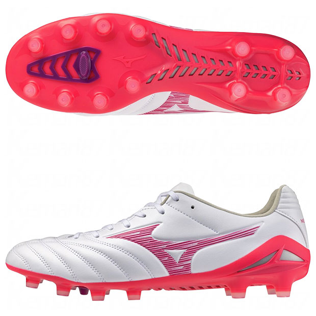 モナルシーダ NEO 3 PRO　ホワイト×ピンク　【MIZUNO|ミズノ】サッカースパイクp1ga262264