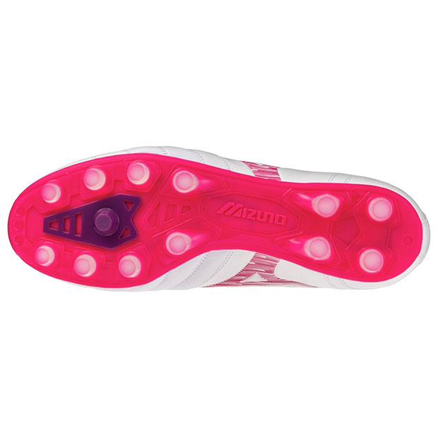 モナルシーダ NEO 3 WIDE PRO　ホワイト×ピンク　【MIZUNO|ミズノ】サッカースパイクp1ga262364_4