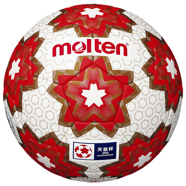 天皇杯 公式試合球　【molten|モルテン】サッカーボール5号球f5e5000-h