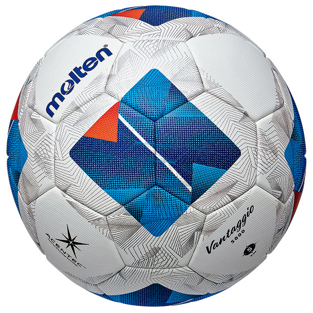 ヴァンタッジオ|5000　ホワイト×ブルー　【molten|モルテン】サッカーボール5号球f5n5000