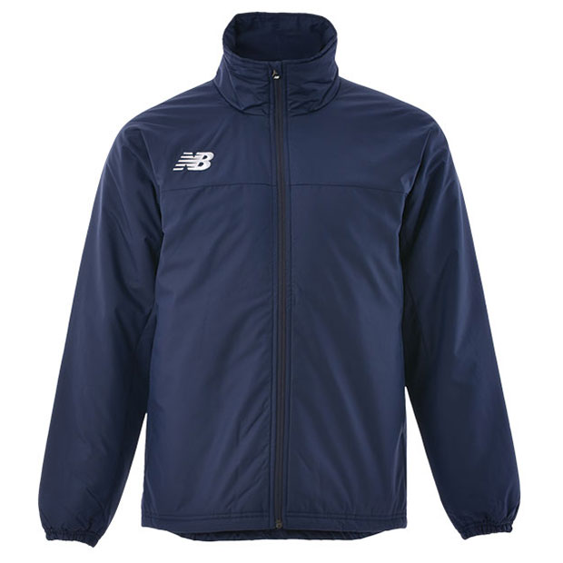 パデットジャケット　ネイビー　【NewBalance|ニューバランス】サッカーフットサル防寒ウェアーjmjf1421-nv