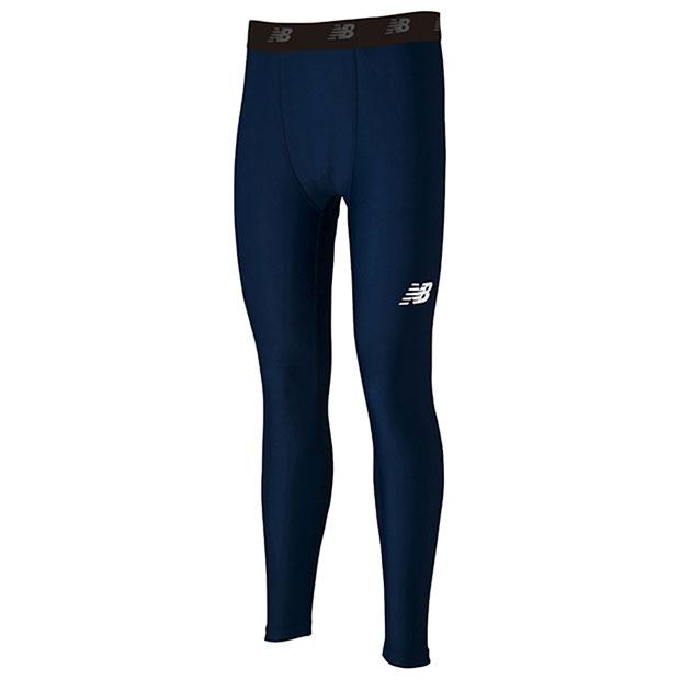 ストレッチインナーロングパンツ　ネイビー　【NewBalance|ニューバランス】サッカーフットサルウェアーjmpf7381-nv