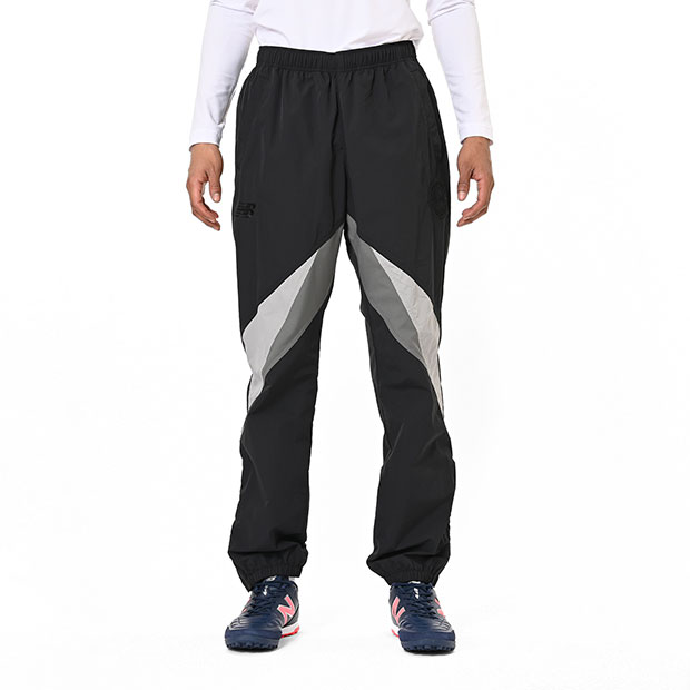 ウインドパンツ　ブラック×グレー　【NewBalance|ニューバランス】サッカーフットサルウェアーamp55254-bgr ウインドパンツ ブラック×グレー 【NewBalance|ニューバランス