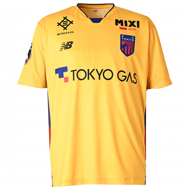 FC東京 2025 GK 半袖レプリカユニフォーム　【NewBalance|ニューバランス】クラブチームレプリカウェアーamt55237-yl