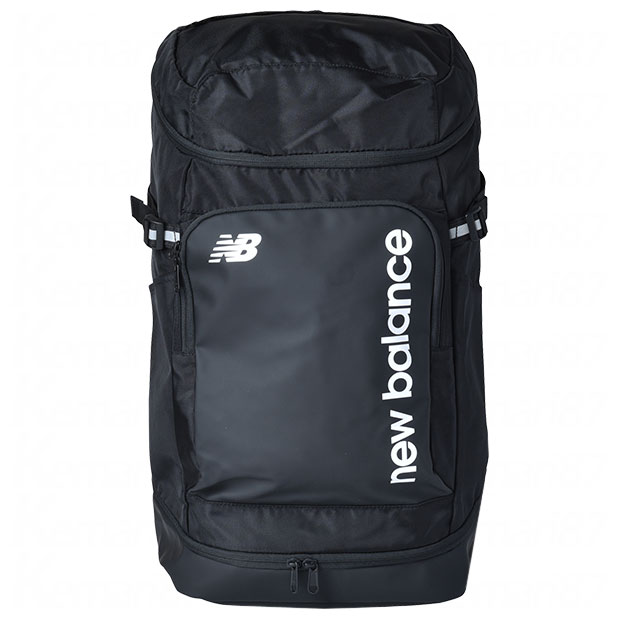 トップローディングバックパック|40L　ブラック×ホワイト　【NewBalance|ニューバランス】サッカーフットサルバッグlab55615-bkw