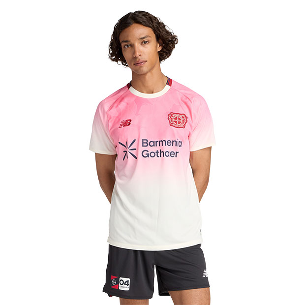 レバークーゼン 25-26 アウェイ 半袖レプリカユニフォーム　【NewBalance|ニューバランス】クラブチームレプリカウェアーmt230554-awy