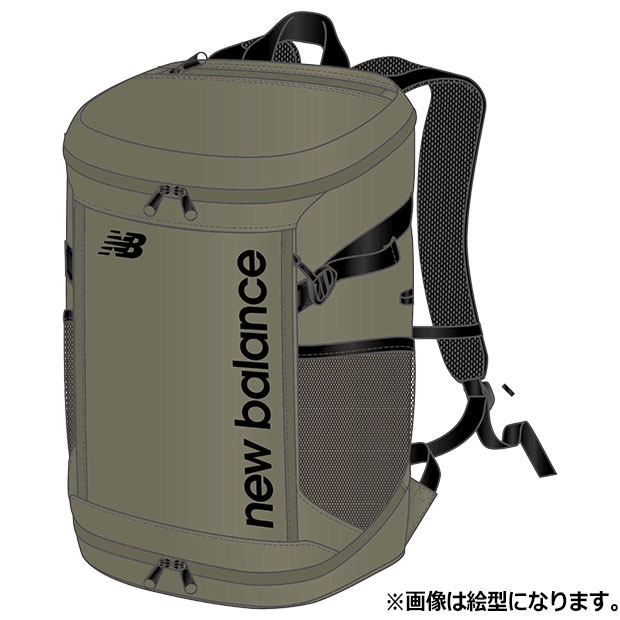 トップローディングバックパック 35L　ダークオリビン　【NewBalance|ニューバランス】サッカーフットサルバッグlab55702-dio