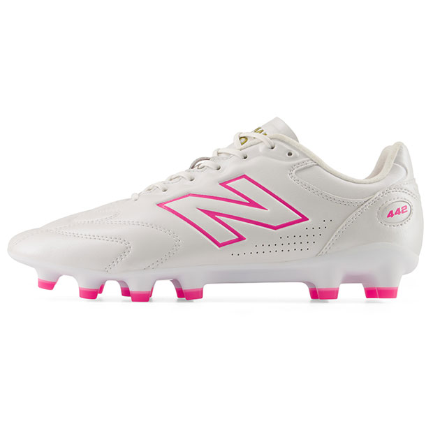 442 V3 PRO HG/AG 2E　ホワイト×ピンク　【NewBalance|ニューバランス】サッカースパイクu42h5te2e_2