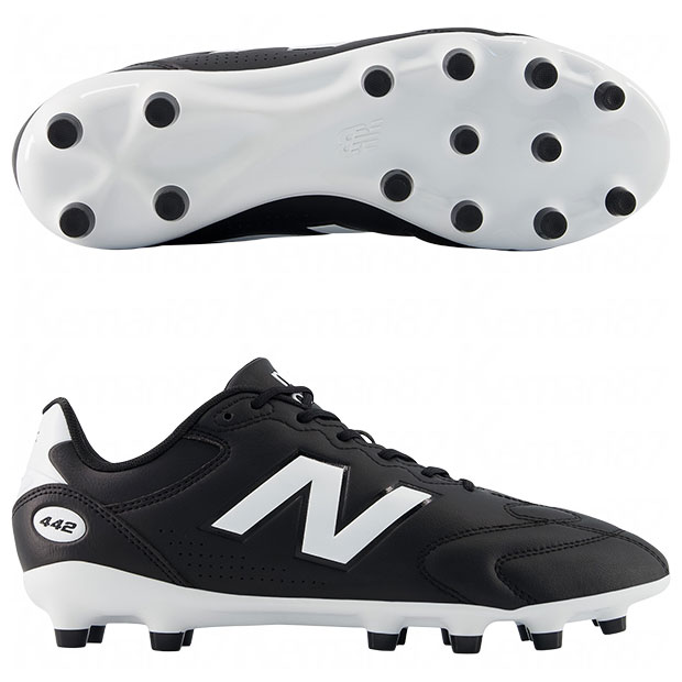 442 V3 TEAM HG/AG 2E　ブラック　【NewBalance|ニューバランス】サッカースパイクu43h6do2e